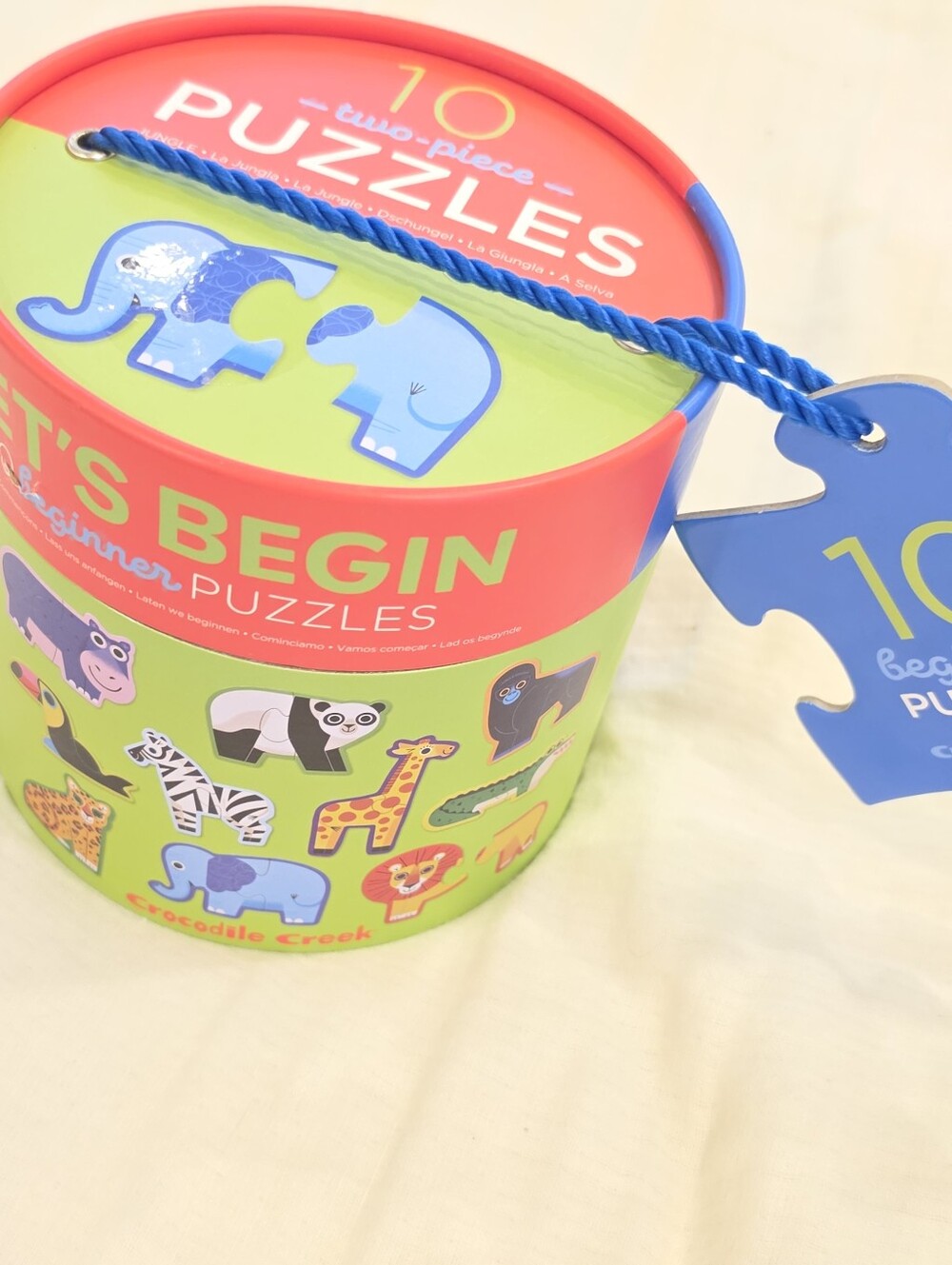Crocodile Creek Puzzle for Kids and Toddlers Jungle Animals